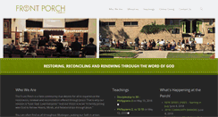Desktop Screenshot of frontporchchurch.com